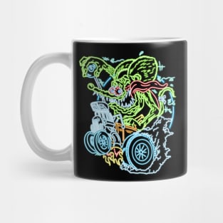 Rat Fink neon style Mug